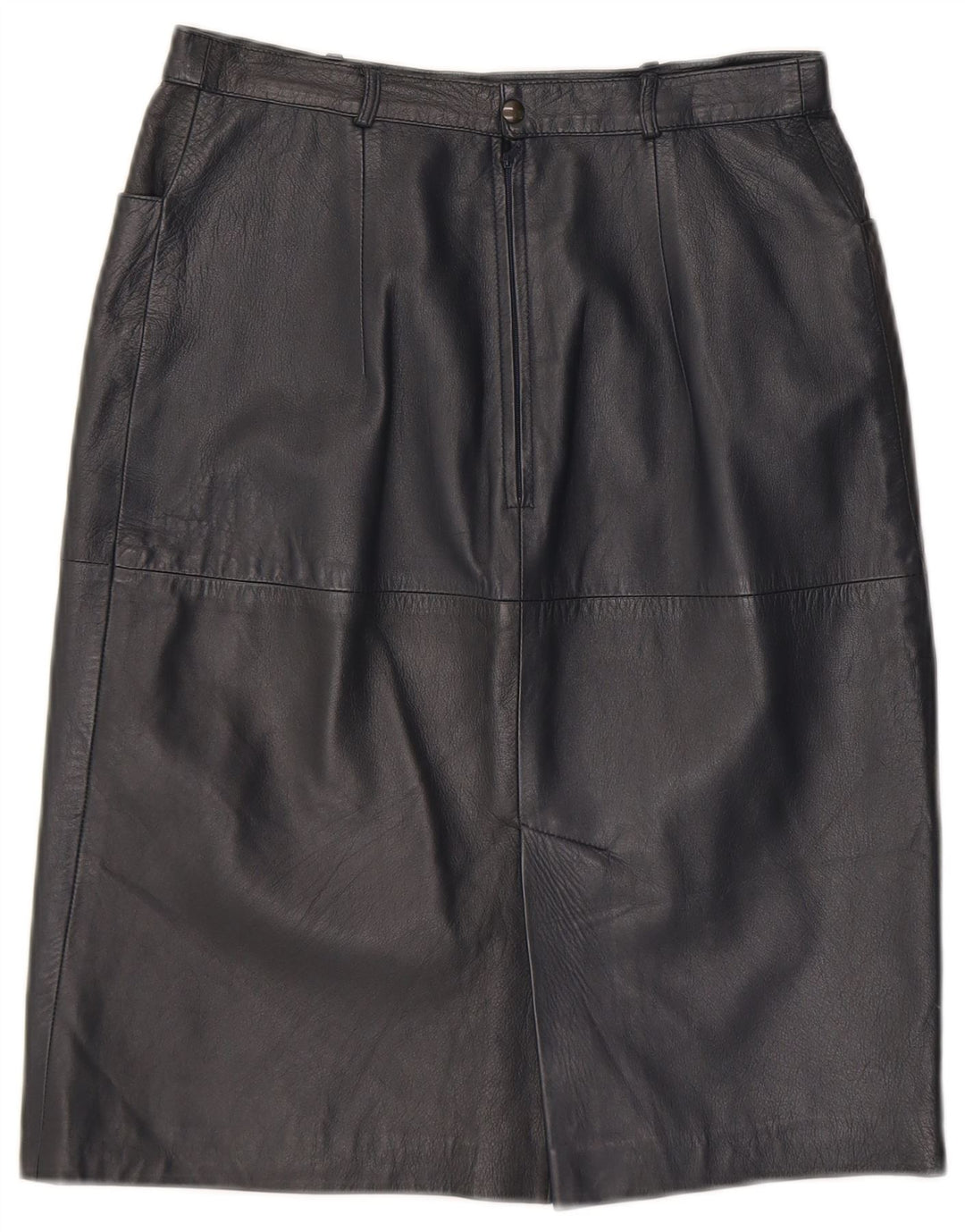 Saia reta feminina VINTAGE IT 44 médio W28 cinza
