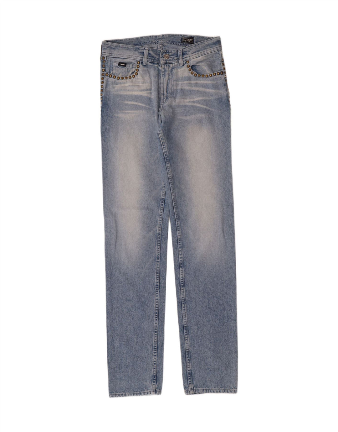 GAS Jeans Slim Feminino W28 L33 Azul