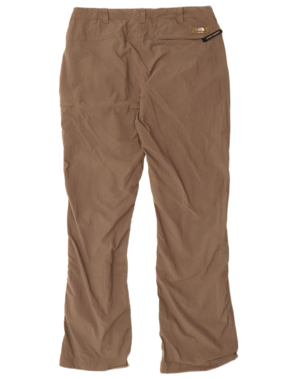 Calça cargo feminina The North Face para caminhada EUA 6 médio W30 L31 nylon bege