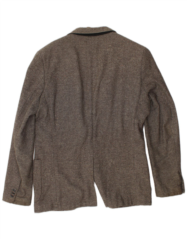 Jaqueta blazer masculina SCOTCH & SODA com 1 botão IT 48 marrom médio