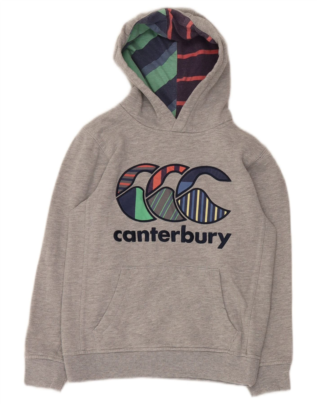 Suéter gráfico com capuz CANTERBURY para meninos 9-10 anos algodão cinza