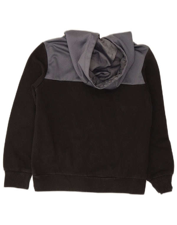 Suéter com capuz gráfico The North Face Boys 9-10 anos médio preto