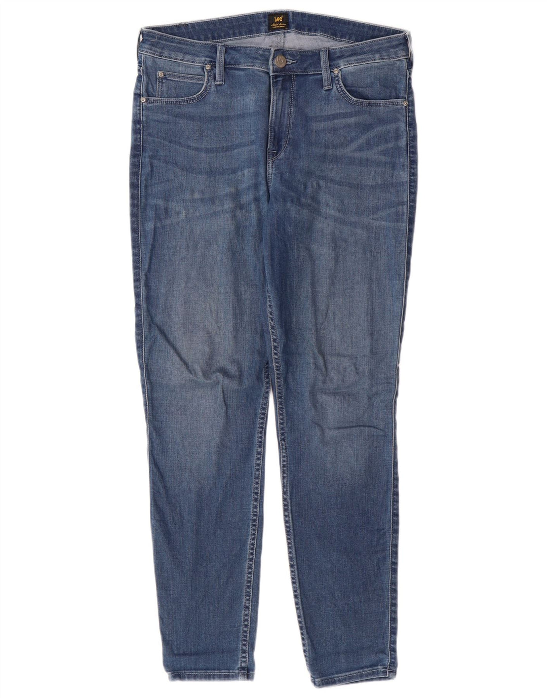 Jaqueta jeans masculina The Stronghold Reino Unido 40 grande algodão azul