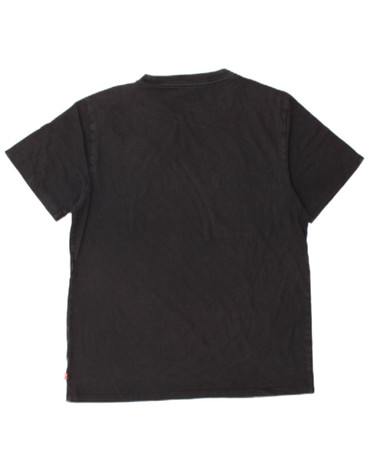 Camiseta feminina Levi's Standard Graphic UK 14 Médio Preto