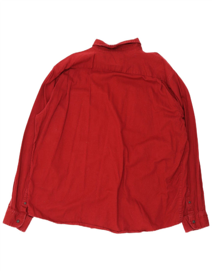 Camisa masculina Wrangler Regular Fit XL algodão vermelho