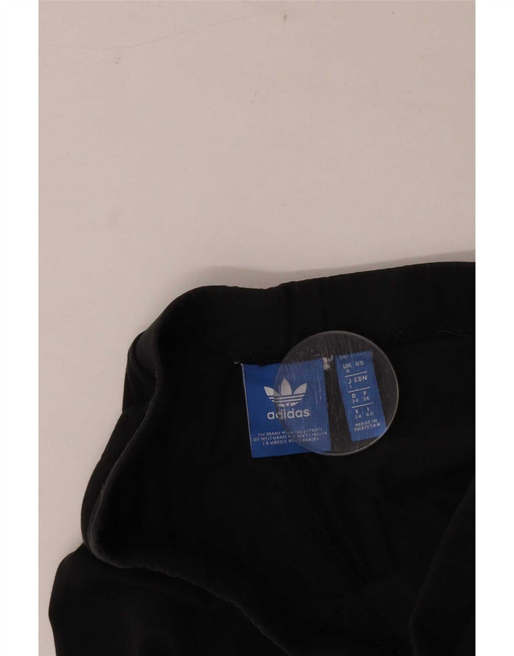Leggings Adidas Femininas UK 8 Pequenas Pretas