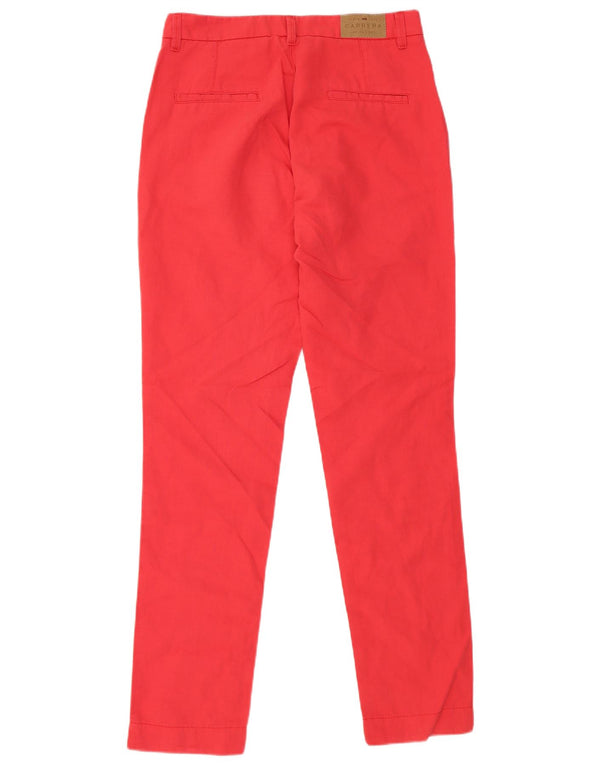 Calça Chino Carrera Feminina Slim IT 42 Médio W28 L31 Algodão Vermelho