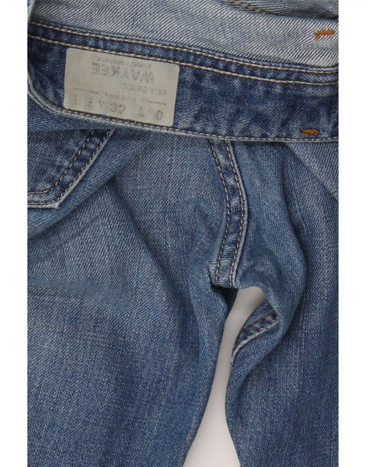 Diesel Mens Wavkee Straight Jeans W32 L30 Azul