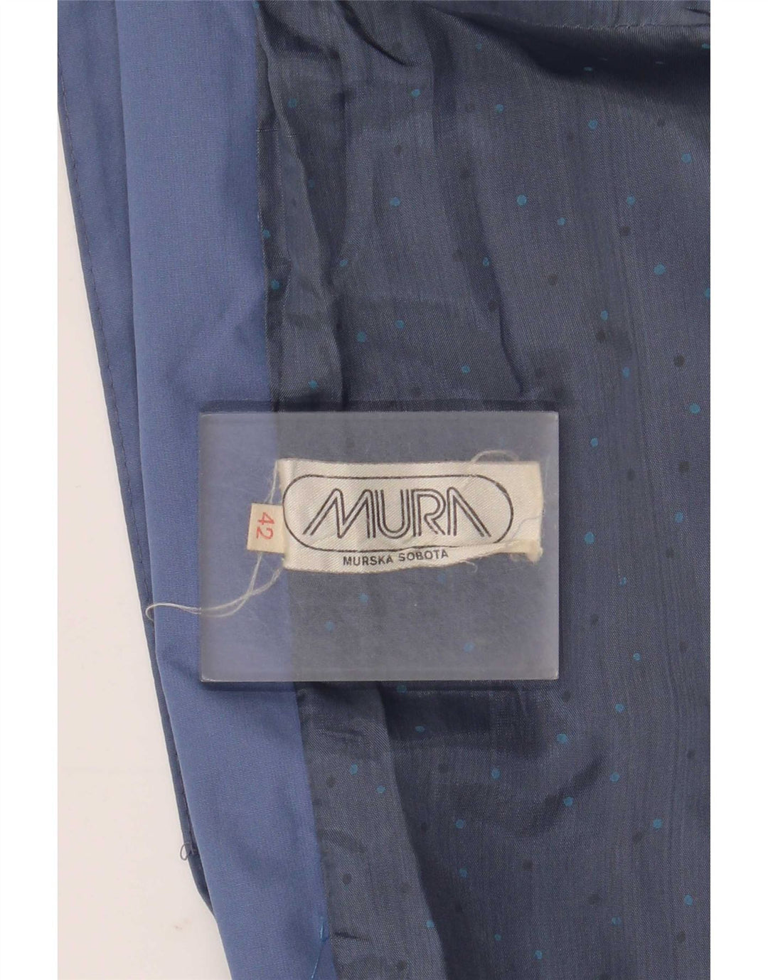Sobretudo feminino vintage IT 42 azul médio