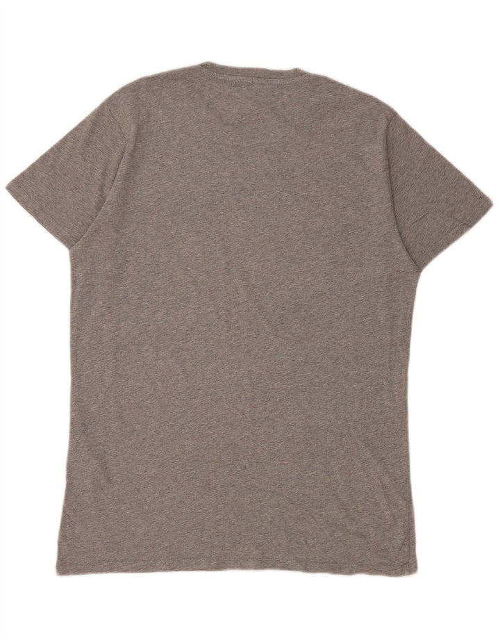 Camiseta masculina gráfica Levi's Top cinza médio algodão
