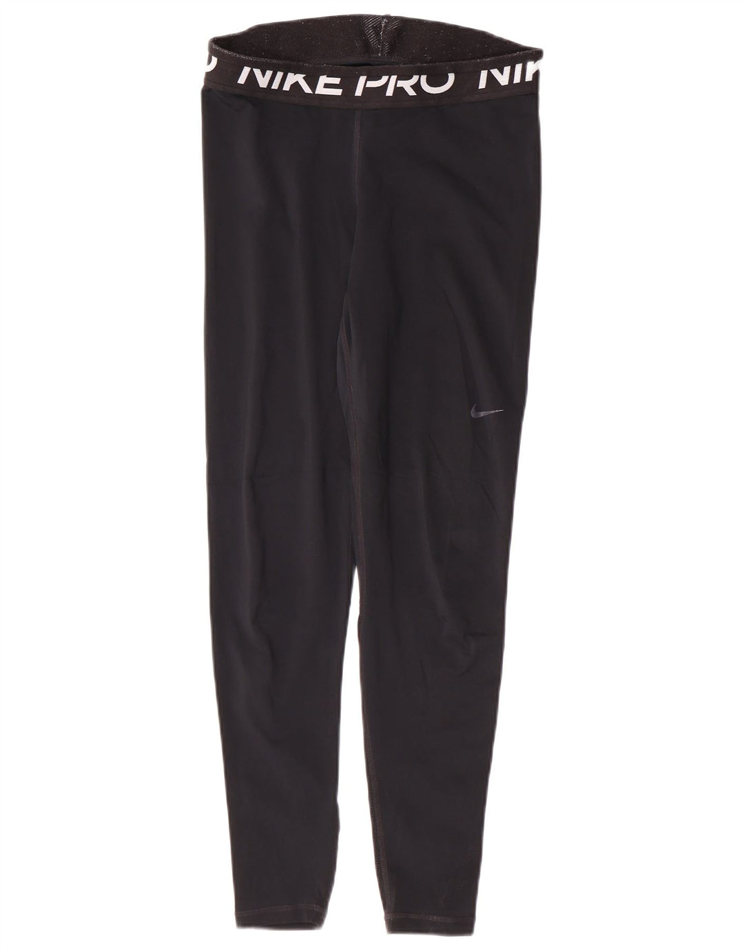 Nike Womens Dri Fit Graphic Leggings UK 12 Médio Preto Poliéster Esportes