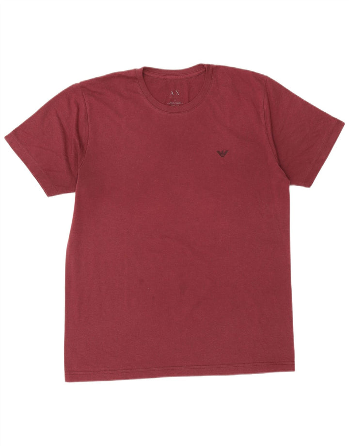 Camiseta masculina Armani Exchange Top XL Borgonha