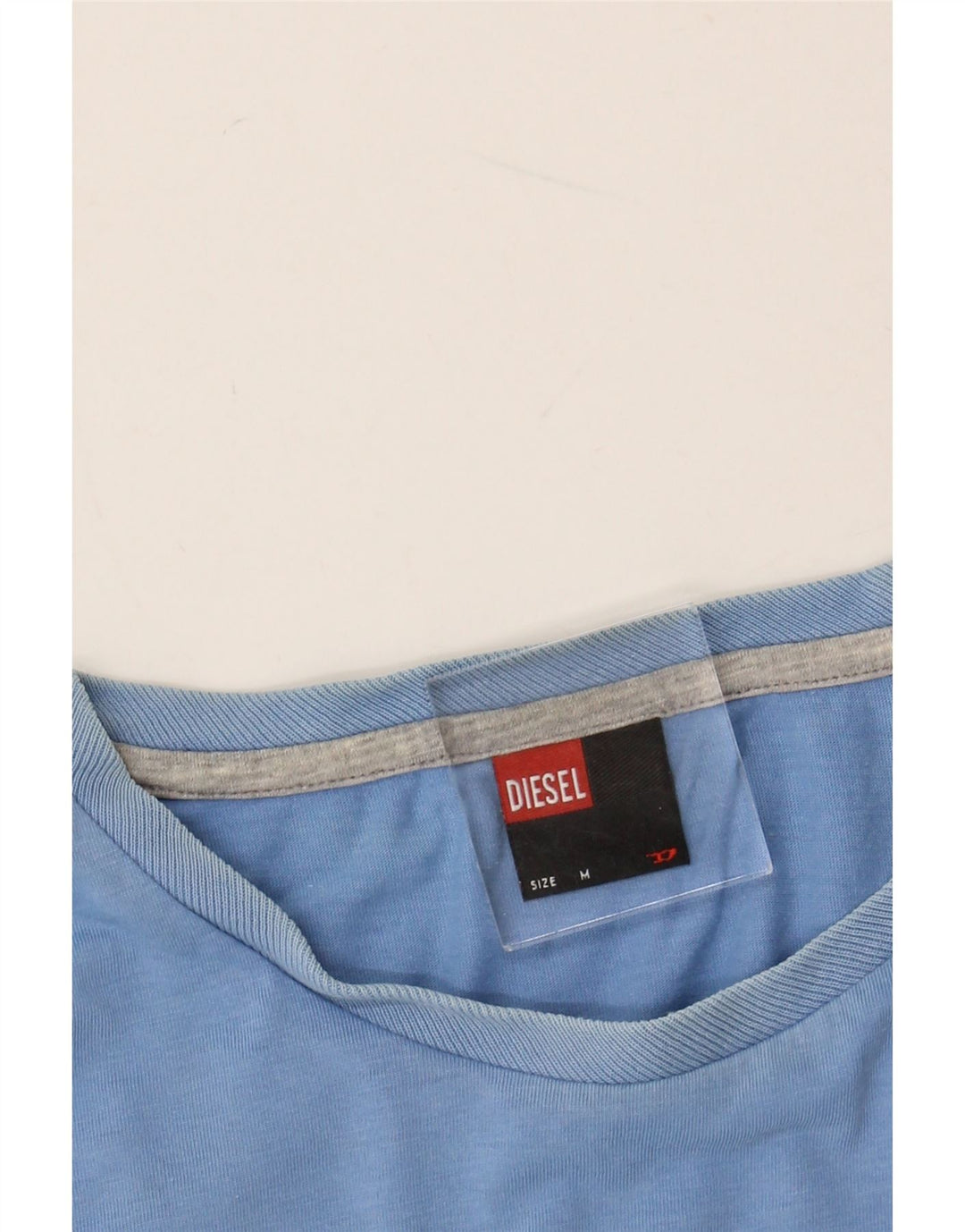 Camiseta masculina DIESEL Top médio algodão azul