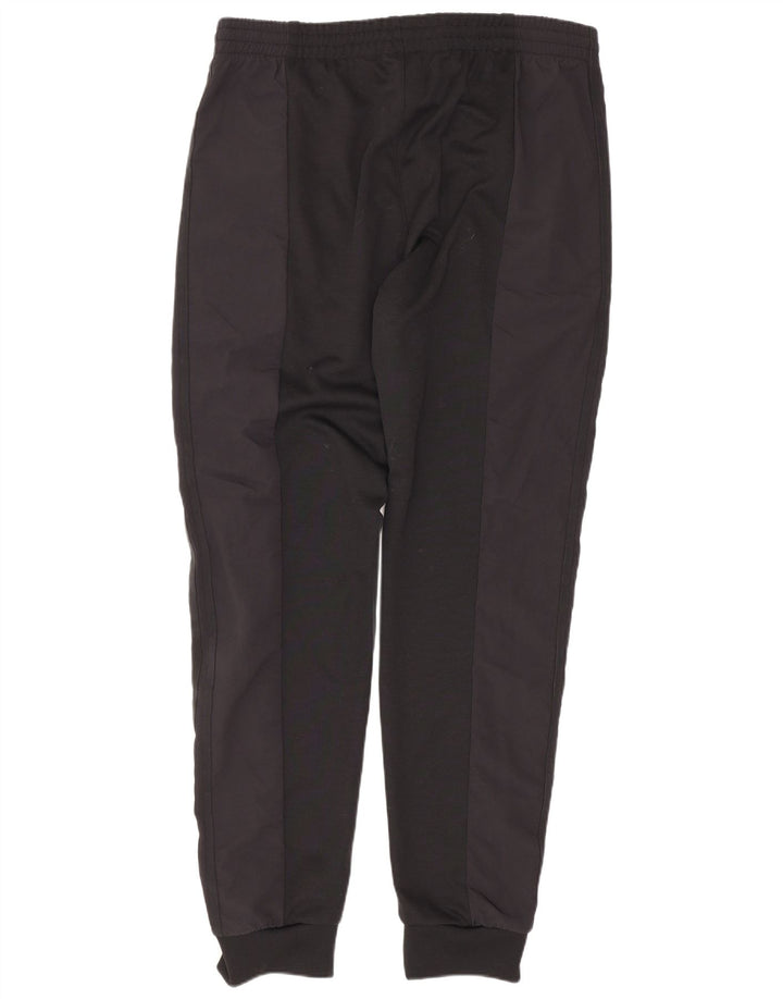 Calça de treino masculina Adidas Joggers grande preto colorblock poliéster