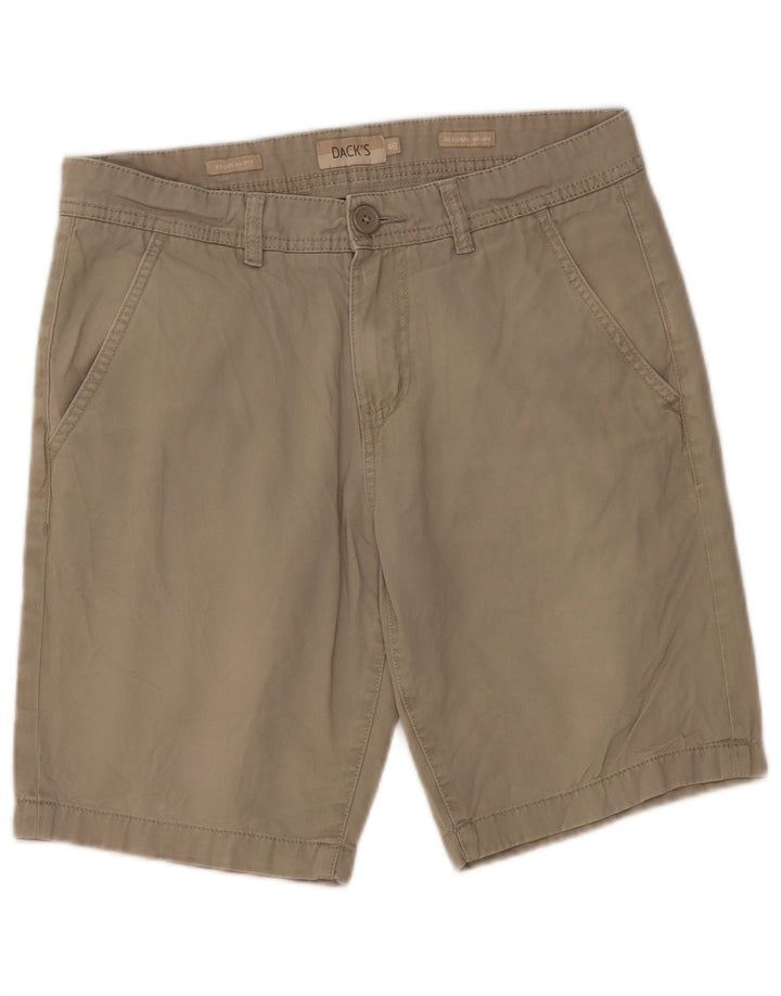 DACK'S Mens Chino Shorts IT 46 Pequeno W32 Algodão Bege