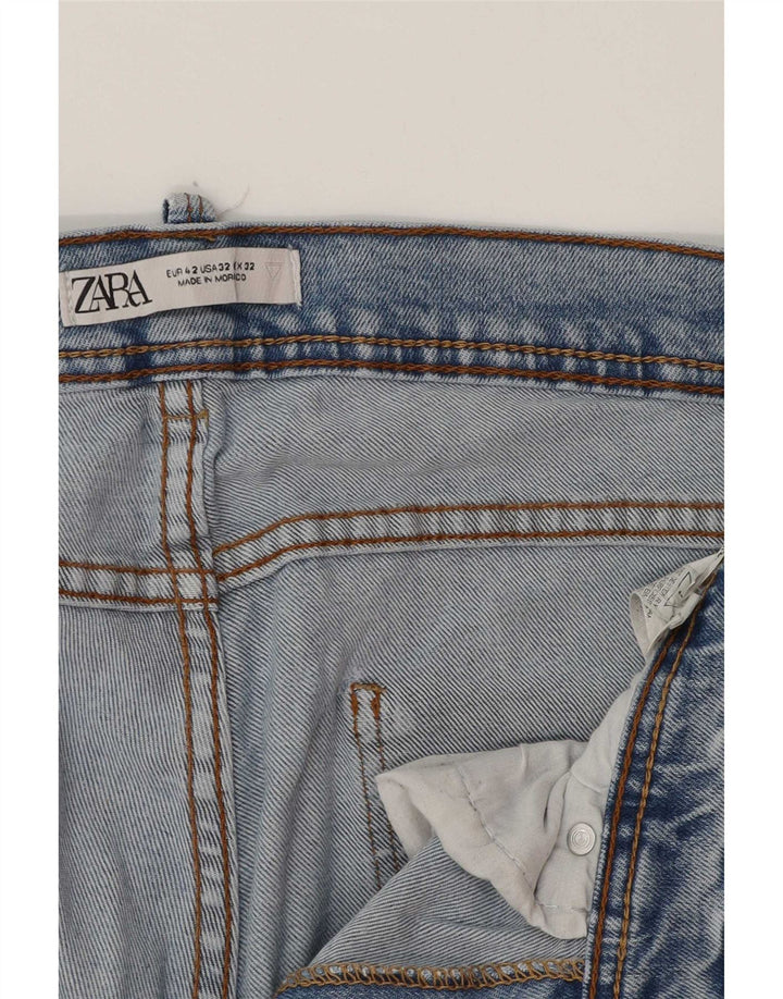 Zara Mens Slim Jeans EU 42 Grande W32 L28 Azul