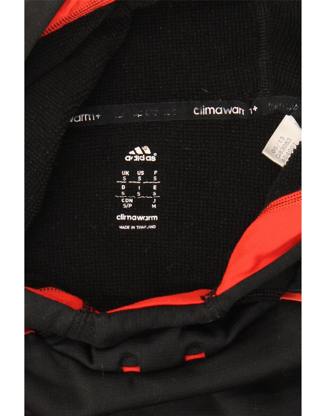 Adidas Mens Climawarm Hoodie Jumper Pequeno Preto