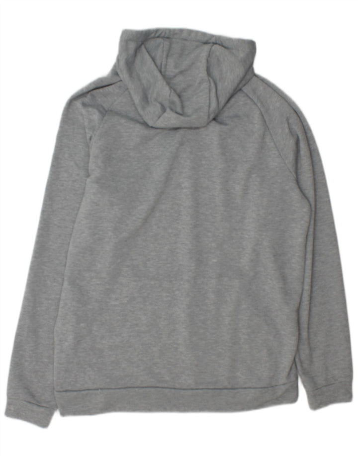 Suéter Nike masculino Dri Fit Graphic com capuz grande poliéster manchado cinza