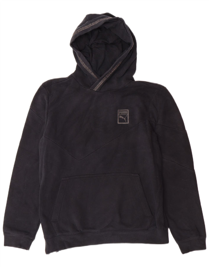 PUMA Mens Hoodie Jumper Pequeno Preto
