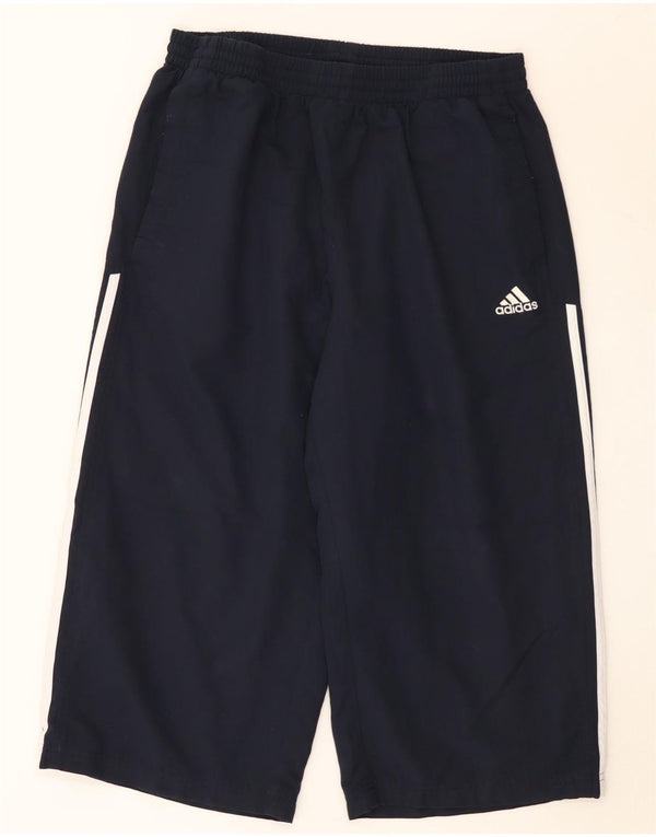 Adidas Mens Bermuda Sport Shorts Grande Azul Marinho Poliéster