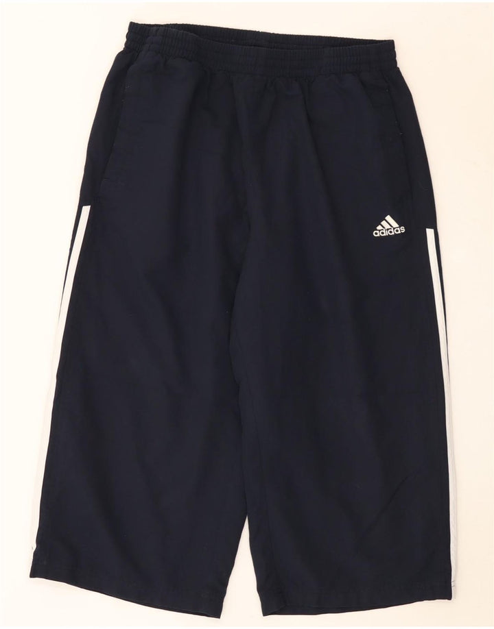 Adidas Mens Bermuda Sport Shorts Grande Azul Marinho Poliéster