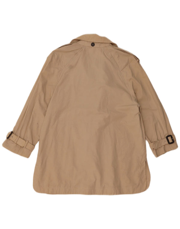 Zara Womens Oversized Trench Coat UK 10 Pequeno Bege
