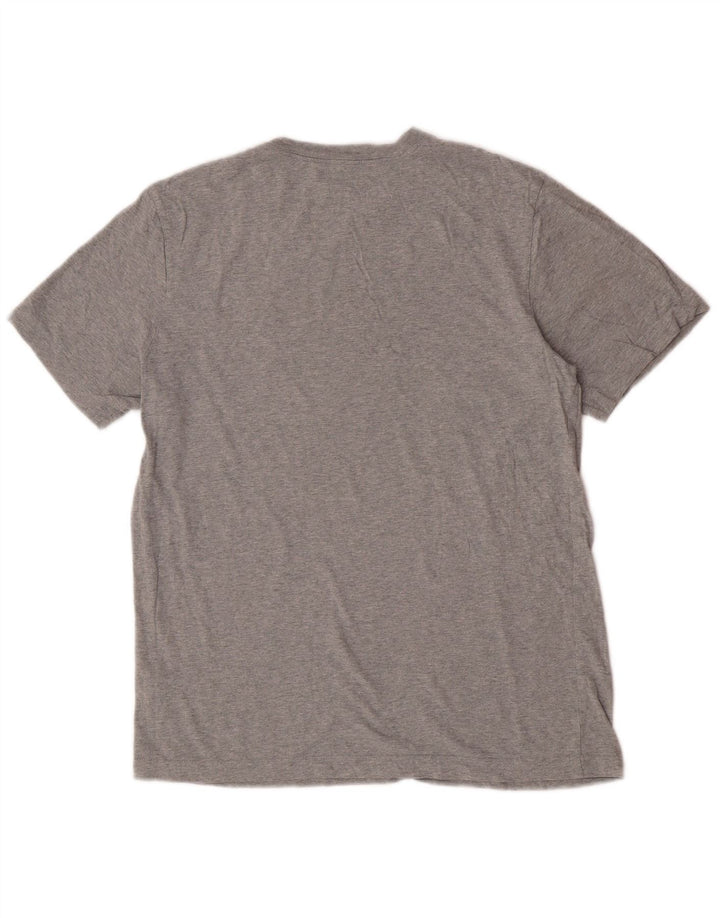 Camiseta masculina Nike Top cinza médio algodão