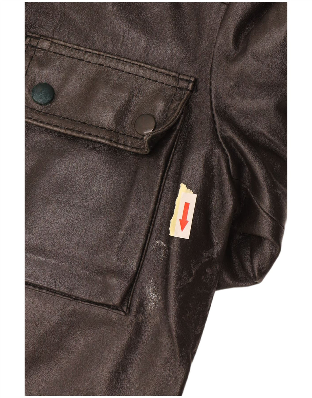 Jaqueta de couro feminina Suprema IT 42 couro preto médio