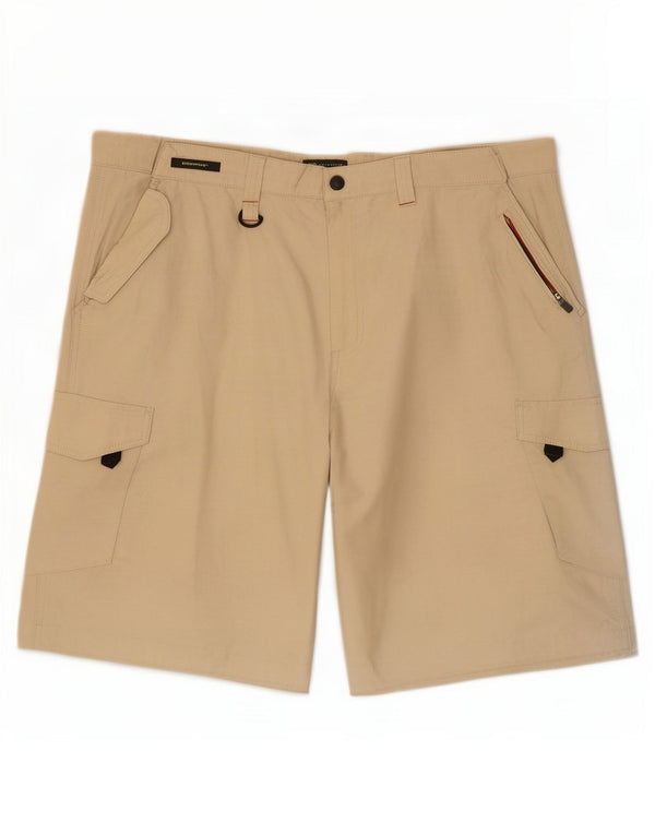 Shorts cargo masculino Marks & Spencer Regular Fit XL W38 algodão bege