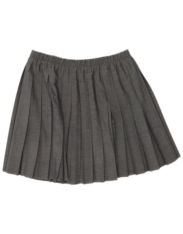 Saia plissada feminina Ecco EU 42 grande W32 cinza viscose