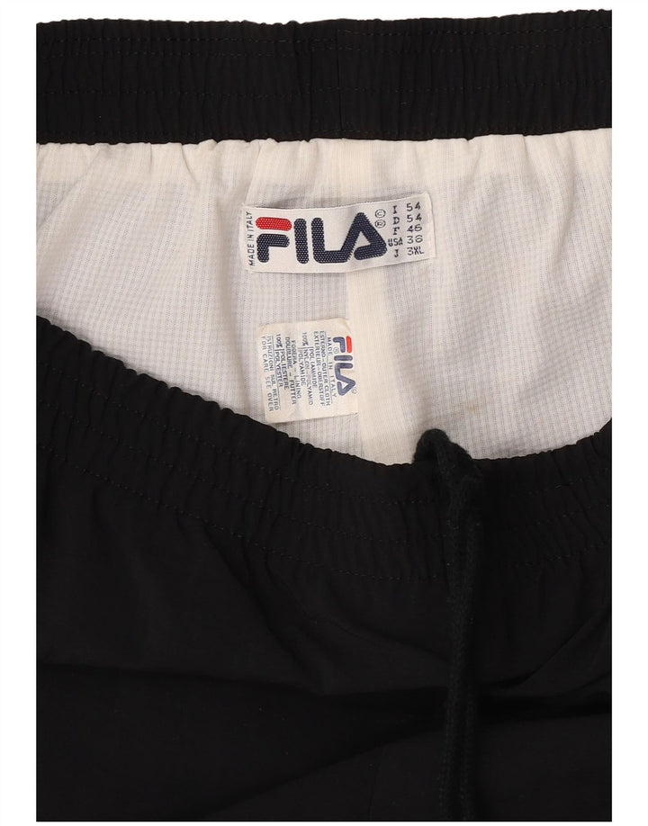Calça de treino masculina Fila Joggers IT 54 XL poliéster preto