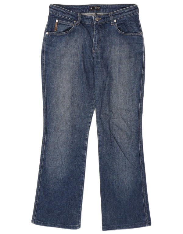 Armani feminino bootcut jeans W30 L28 algodão azul