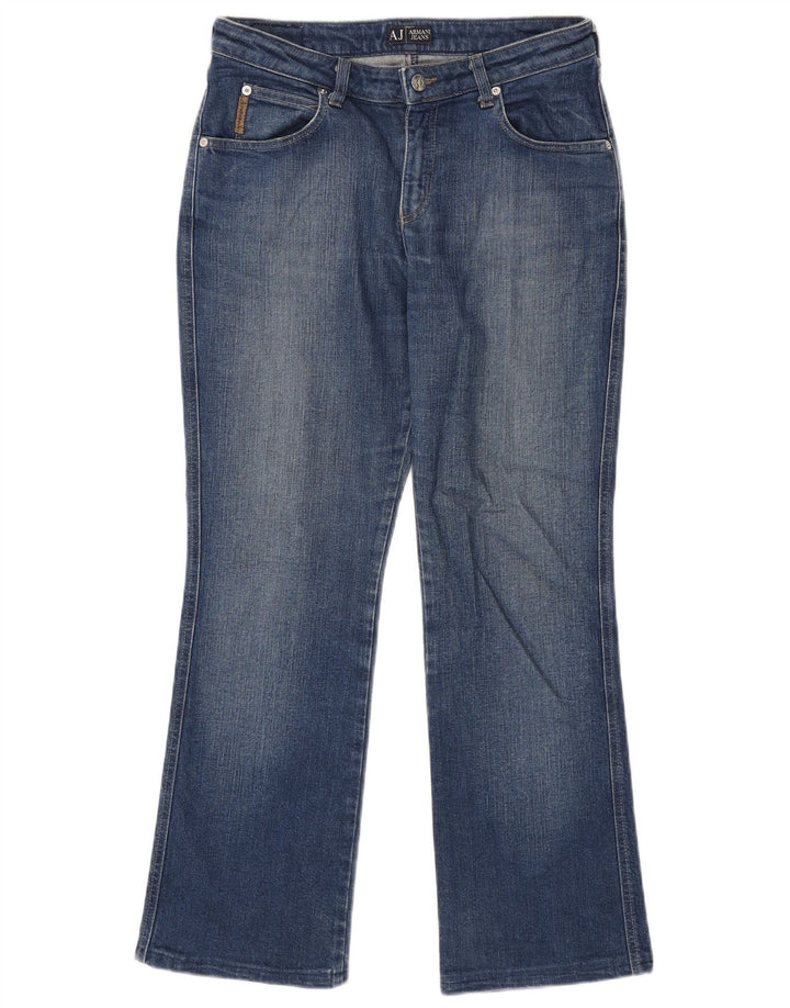Armani feminino bootcut jeans W30 L28 algodão azul