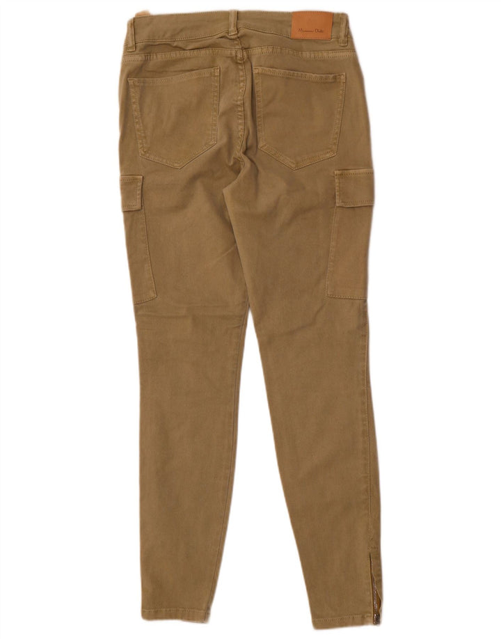 Calça cargo skinny feminina Massimo Dutti EU 40 médio W30 L29 cáqui