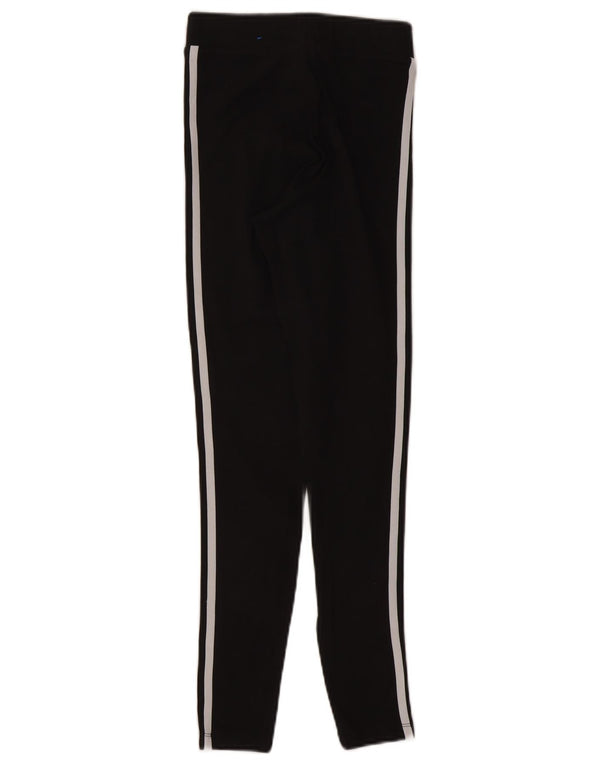 Leggings Adidas Femininas UK 8 Pequenas Algodão Preto