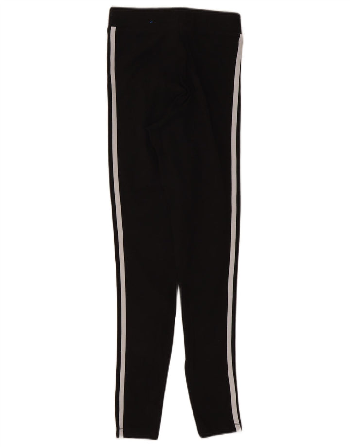 Leggings Adidas Femininas UK 8 Pequenas Algodão Preto