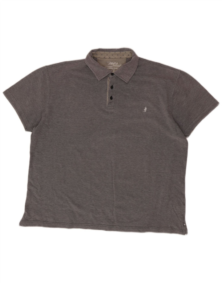 Camisa polo masculina MARLBORO CLASSICS 3XL algodão cinza