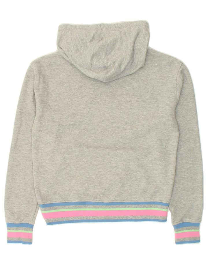 CHAMPION Womens Graphic Hoodie Jumper UK 10 Small Grey Cotton | Vintage Champion | Thrift | Second-Hand Champion | Used Clothing | Messina Hembry 