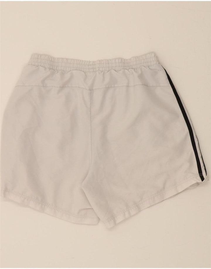 Shorts esportivos masculinos ADIDAS grande poliéster branco