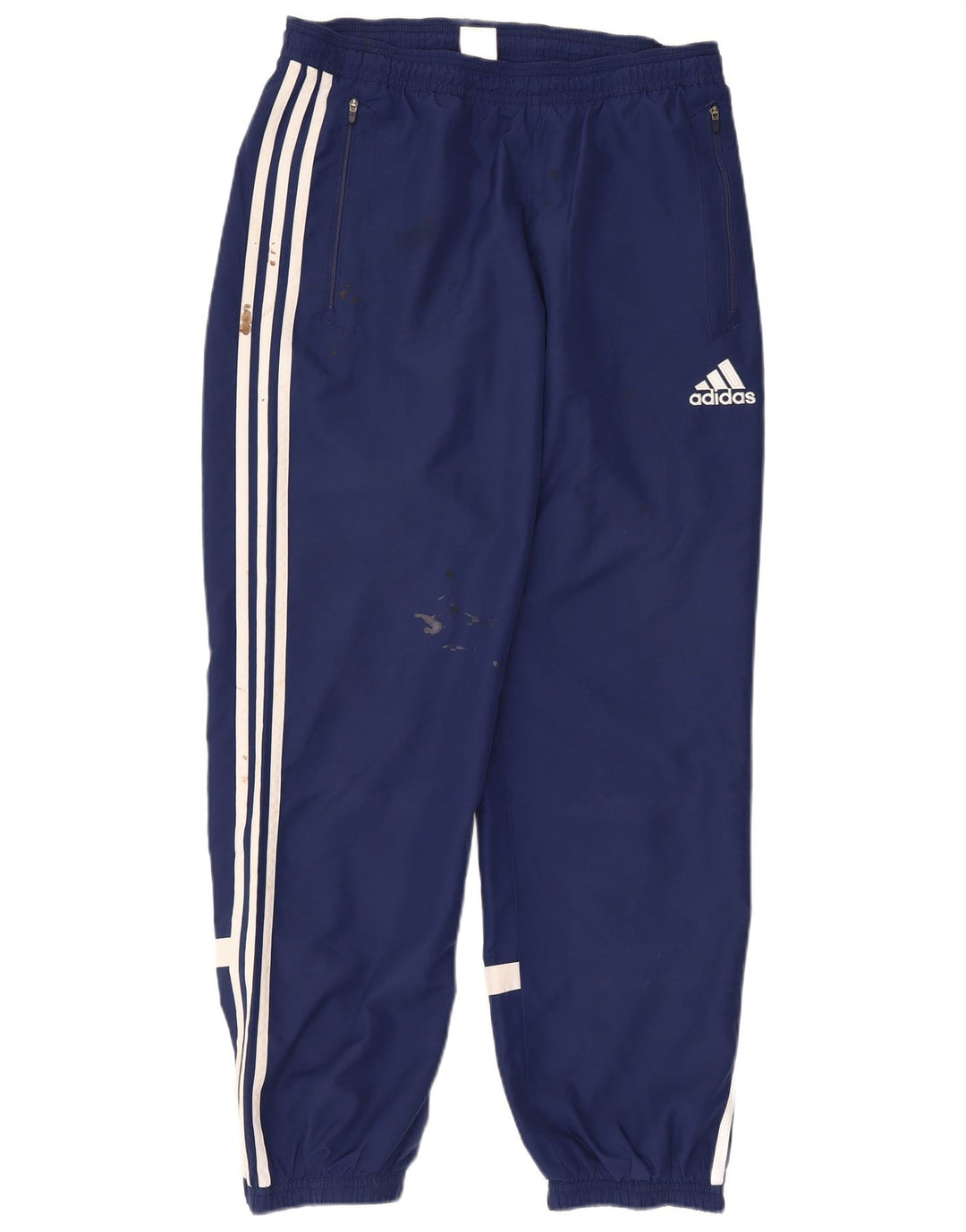 Adidas Mens Treino Calças Joggers Médio Azul Marinho Poliéster