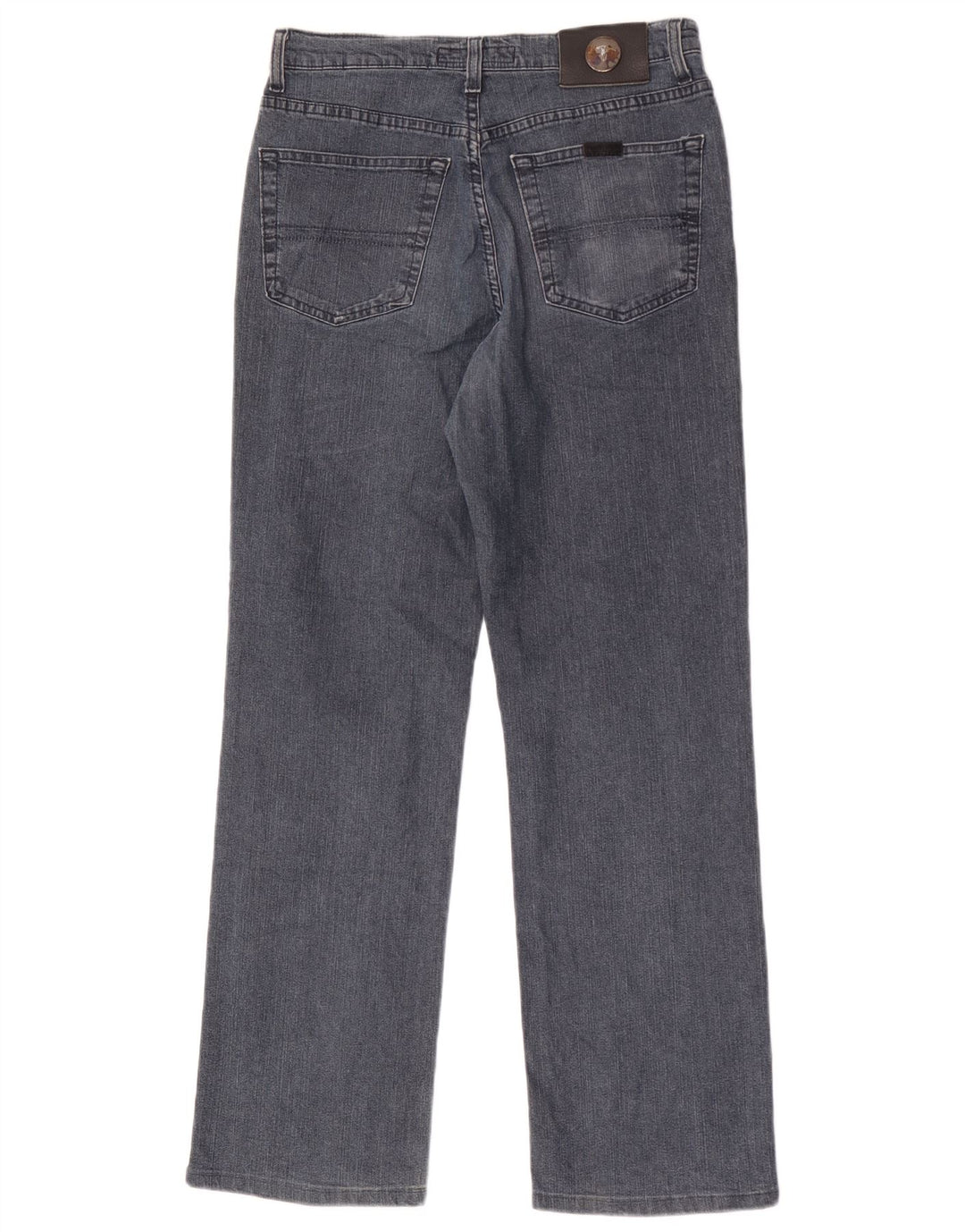 Jeans retos femininos Trussardi W30 L29 algodão azul