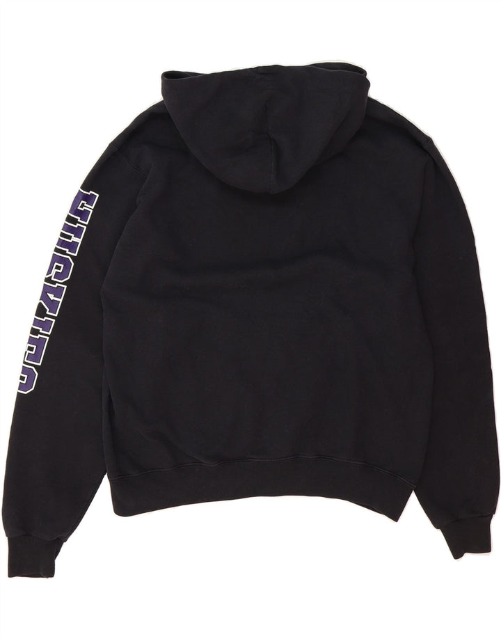 CHAMPION Mens Graphic Hoodie Jumper Large Black Vintage Champion and Second-Hand Champion from Messina Hembry 