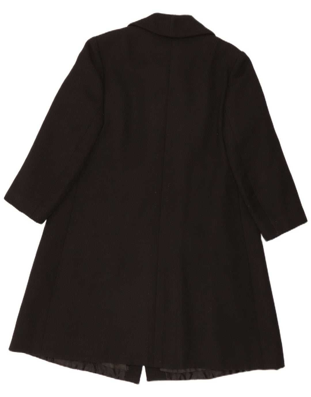 Casaco feminino vintage duplo breasted UK 14 médio preto