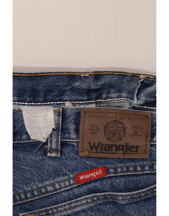 Jeans Wrangler Masculino Cônico W38 L34 Azul