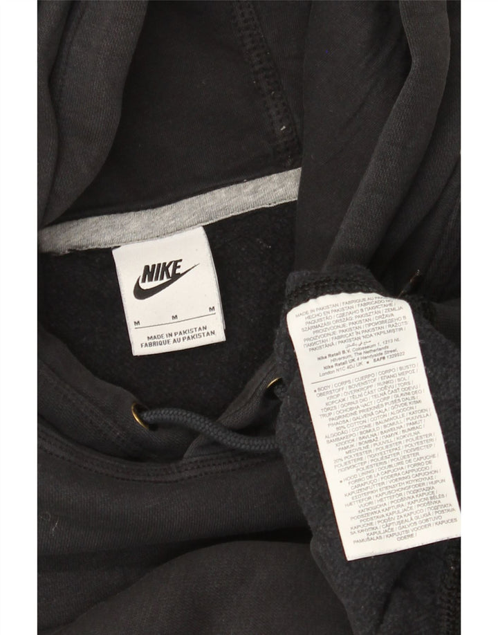 Nike Mens Hoodie Jumper Médio Algodão Preto