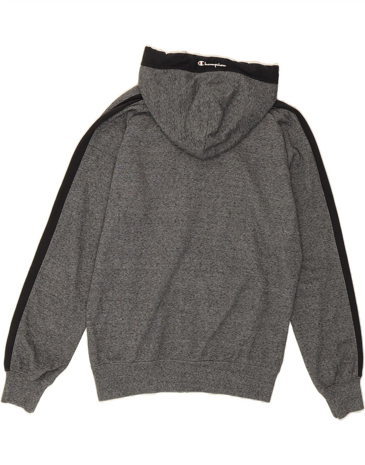 CHAMPION Mens Zip Hoodie Sweater Medium Grey Cotton Vintage Champion and Second-Hand Champion from Messina Hembry 