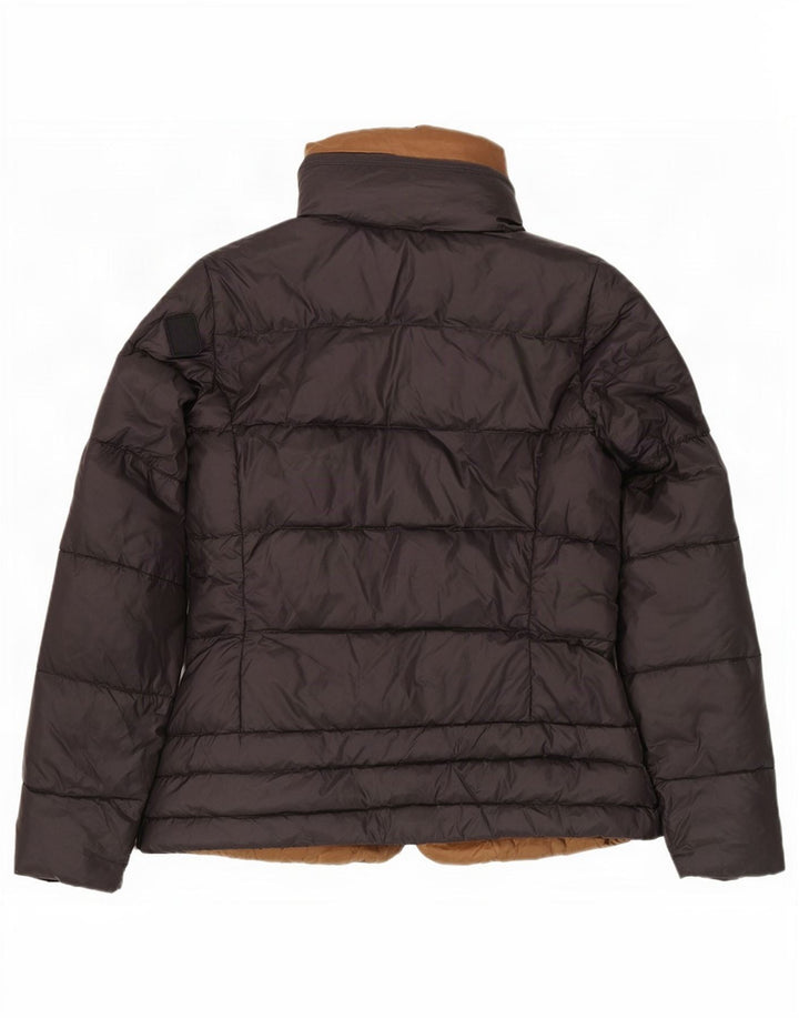 Jaqueta feminina acolchoada com capuz Blauer UK 12 poliamida preta média