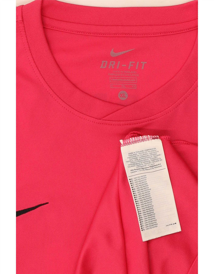 Camiseta Nike Masculina Dri Fit Graphic Top XL Rosa Poliéster