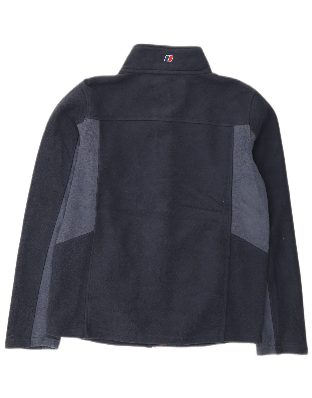 Jaqueta de lã masculina Berghaus 12-13 anos azul marinho poliéster colorblock