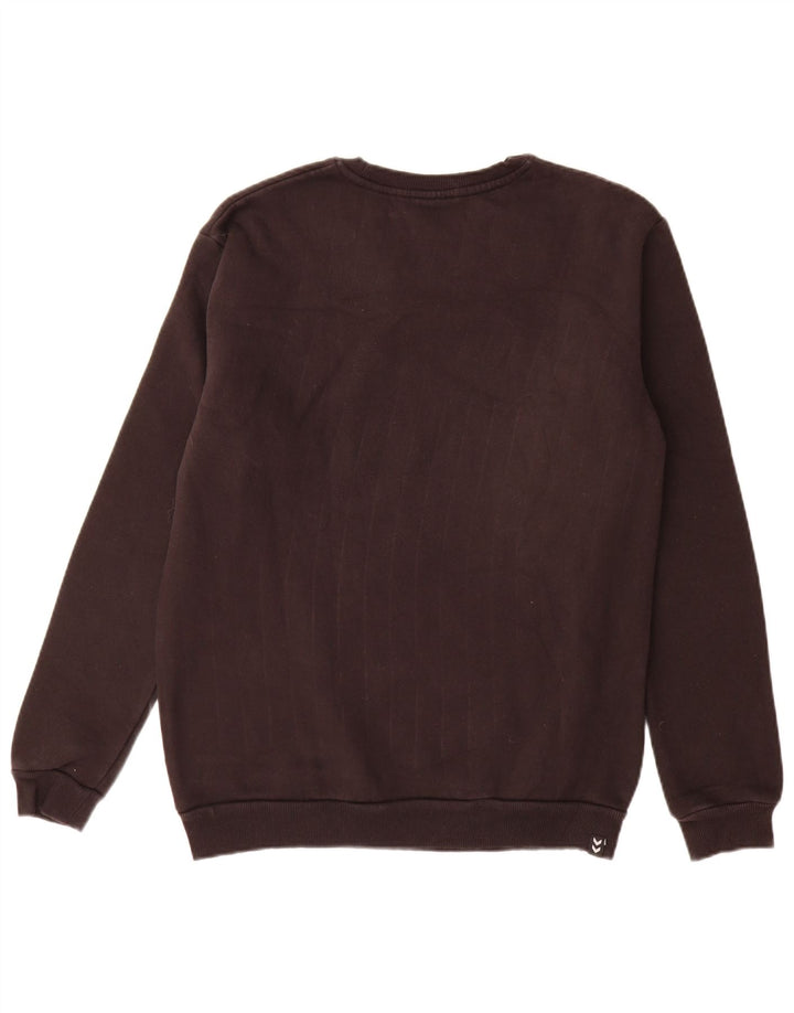 Hummel moletom masculino jumper pequeno algodão preto